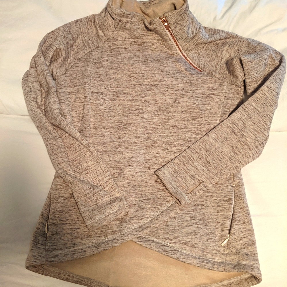 Athleta Kozy Karma Asym Pullover